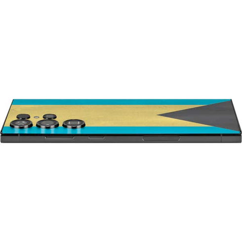 Bahamas Flag Distressed Galaxy S25 Ultra Skin